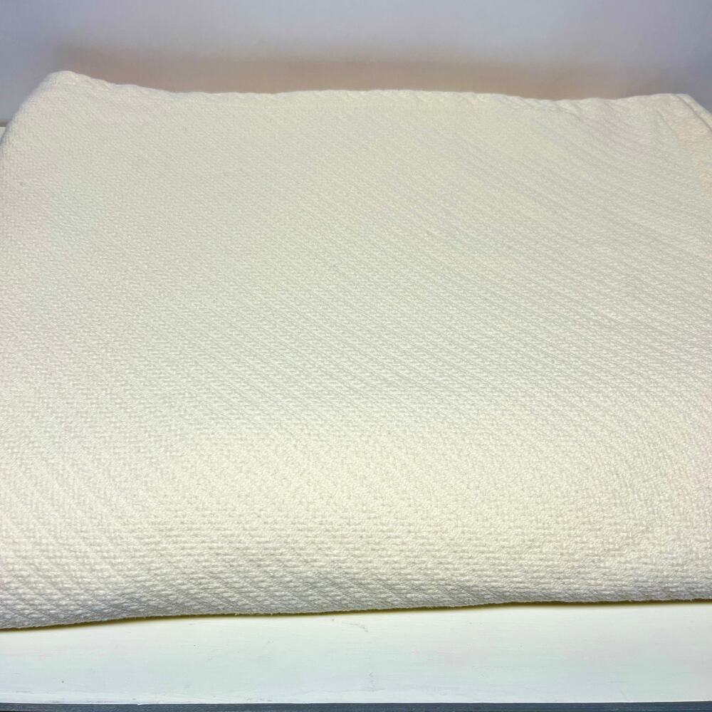 Madison Park 100% Cotton Woven Blanket Queen Size